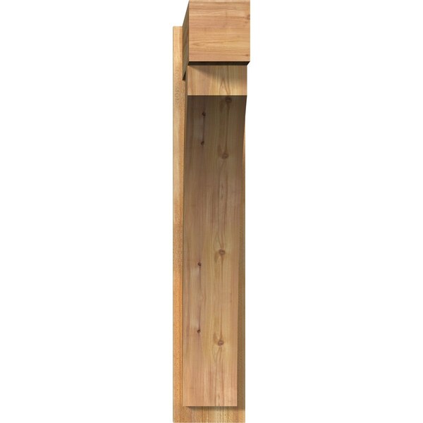 Thorton Block Rough Sawn Outlooker, Western Red Cedar, 8W X 32D X 44H